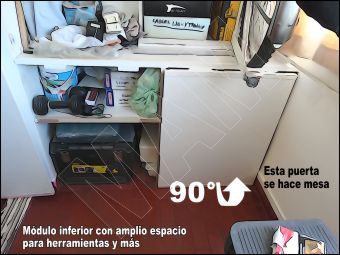 Mueble de balcn guarda bicicleta