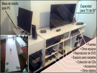 modulares para equipos de audio y tv